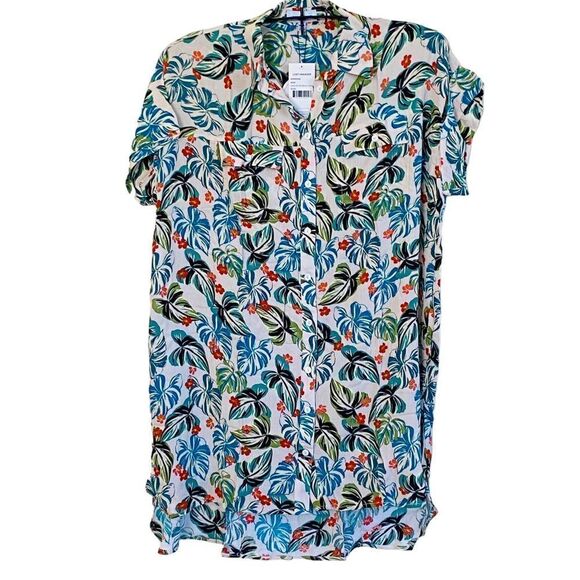 Lost + Wander Luau On The Beach Tropical Print Beach Tunic Sz XL/2XL NWT - Picture 7 of 16